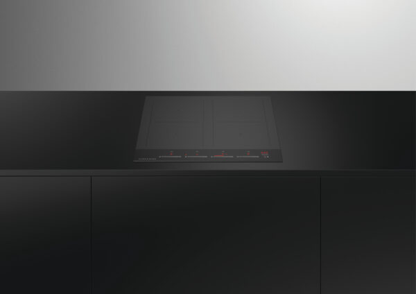 F&P 4 ZONE TOUCH CONTROL INDUCTION HOB - 60cm - Black Glass - Image 3