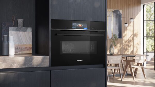 SIEMENS iQ700 BUILT-IN COMPACT MF OVEN WITH M/W - Black - Image 6