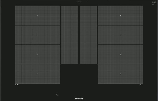 SIEMENS iQ700 80cm FLEX INDUCTION HOB - Black - Image 5