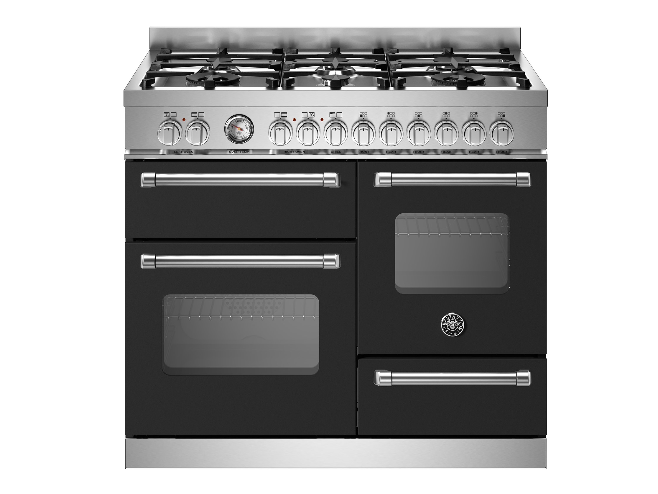 BERTAZZONI - Master Series - 100cm Triple Oven Range - Dual Fuel - KA ...