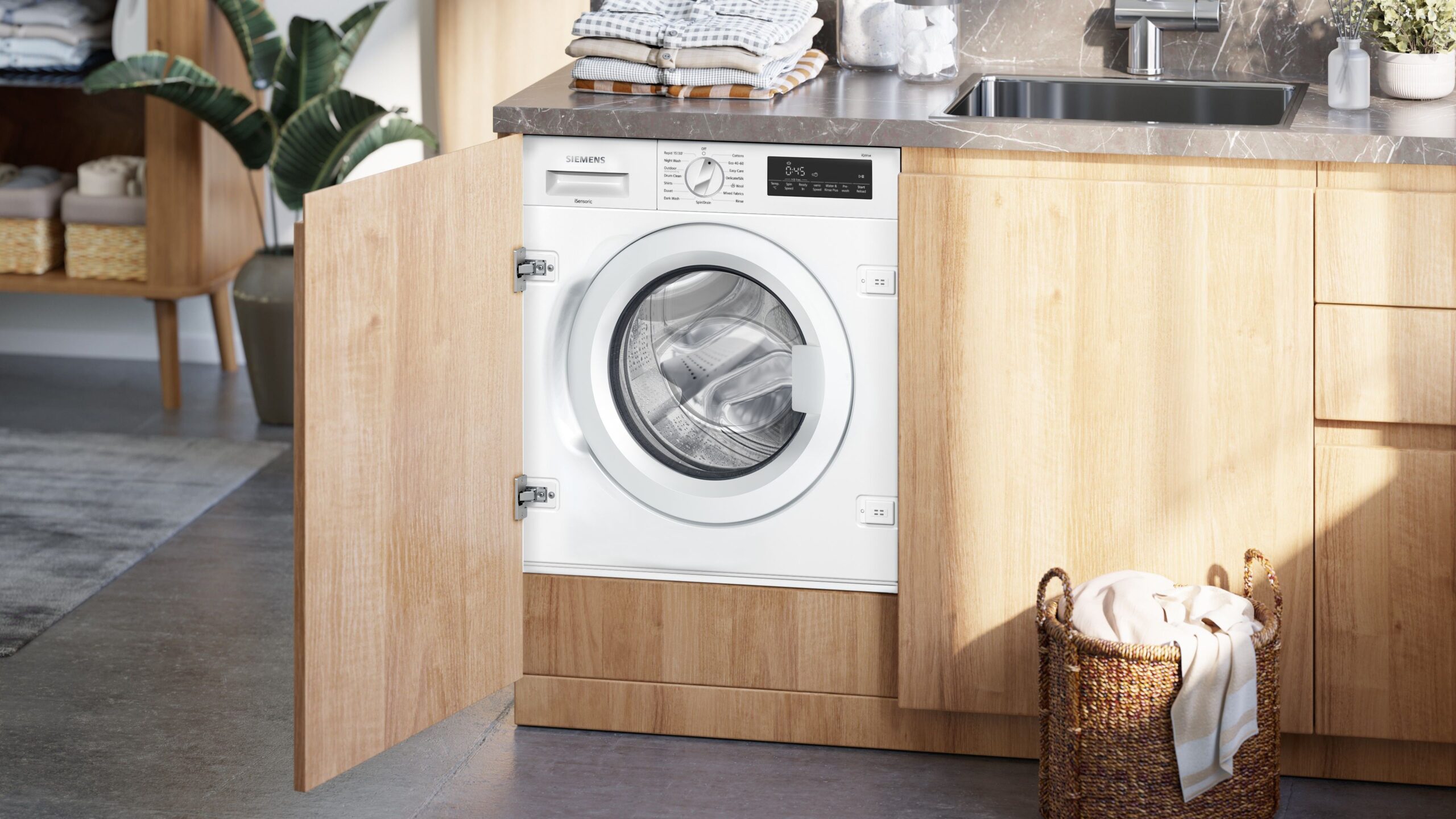 Siemens integrated on sale washer dryer